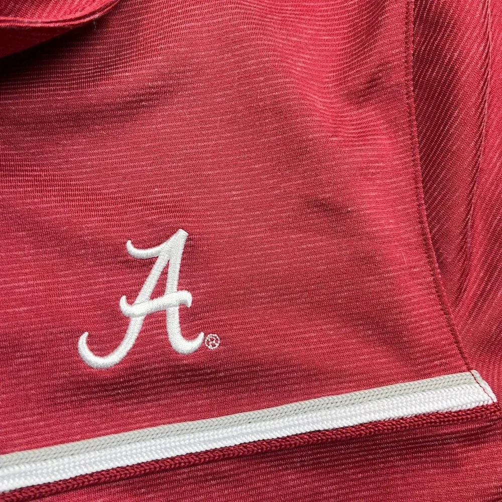 Alabama Crimson Tide shirt mens S polo Nike Dri Fit  Red Short Sleeve College